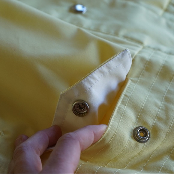 Yellow Windbreaker Jacket - Picture 7 of 8